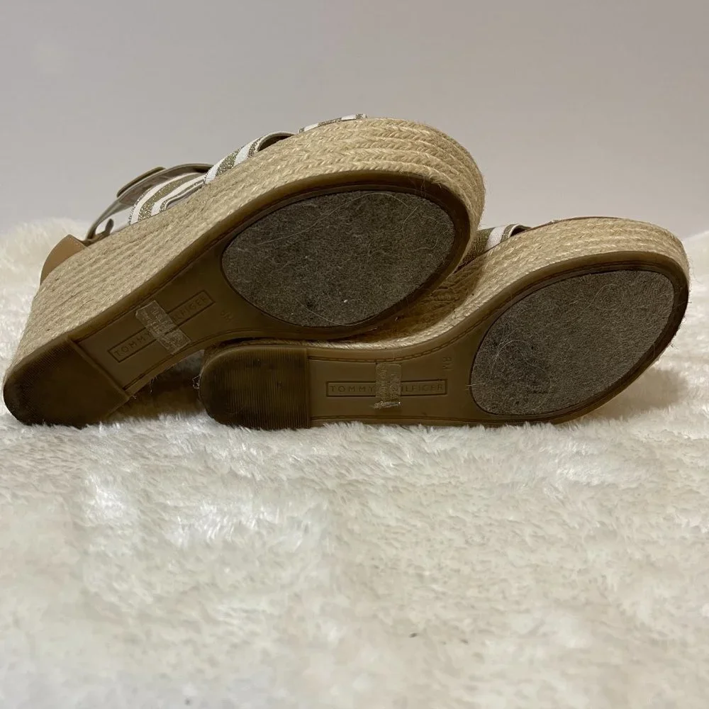 Tommy Hilfiger Espadrille Wedge Sandals - Picture 7 of 7